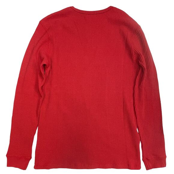 Junk Food Clothing Kansas City Chiefs Thermal Sz M Men’s New $58 Licorice Red - Picture 5 of 10